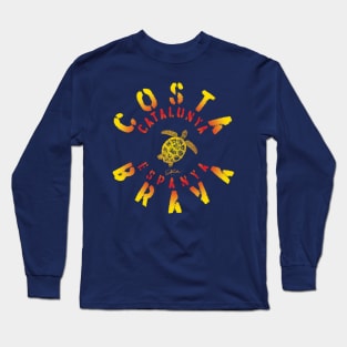 Costa Brava, Catalonia, Spain Sea Turtle Long Sleeve T-Shirt